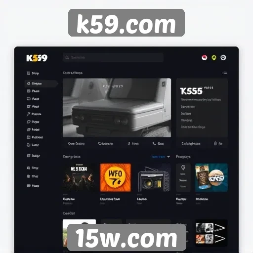Mudanças na interface do usuário do k59.com